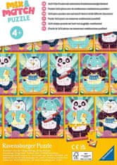 Puzzle Mix&amp;Match: Smešne živali 3x24 kosov