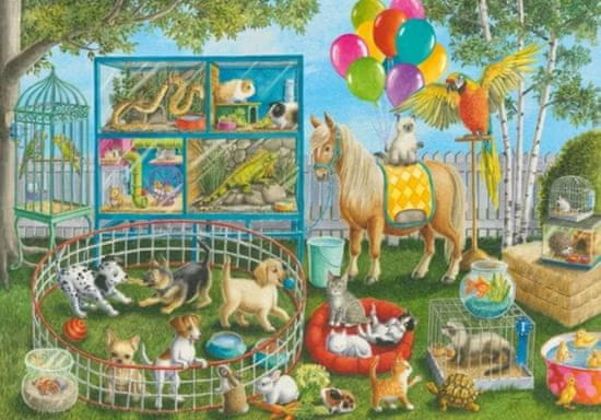 Ravensburger Sestavljanka Zabava s hišnimi ljubljenčki 35 kosov
