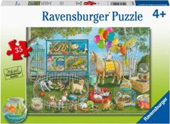 Ravensburger Sestavljanka Zabava s hišnimi ljubljenčki 35 kosov