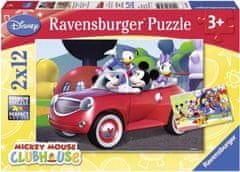 Ravensburger Sestavljanka Miki Miška in prijatelji 2x12 kosov