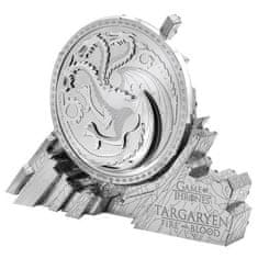 Metal Earth 3D kovinski model Game of Thrones: grb Targaryenov