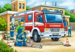 Ravensburger Puzzle Policija in gasilci 2x12 kosov