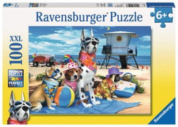 Ravensburger Sestavljanka Brez psov na plaži XXL 100 kosov