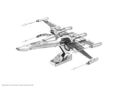 Metal Earth Kovinska Zemlja 3D sestavljanka: Star Wars Poe Dameron's X-Wing Fighter