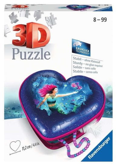Ravensburger Srčna morska deklica 3D sestavljanka 54 kosov