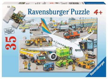 Ravensburger Zaposleno letališče Puzzle 35 kosov