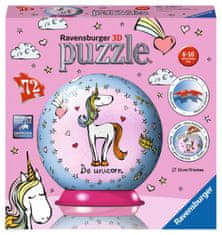 Ravensburger 3D Puzzleball Unicorn 72 kosov
