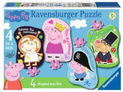 Ravensburger Peppa Pig Puzzle 4v1 (4,6,8,10 kosov)