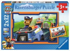 Ravensburger Puzzle Paw Patrol v akciji 2x12 kosov