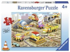 Ravensburger Puzzle - Dvignite streho! 35 kosov