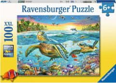 Ravensburger Puzzle - Plavanje z vodnimi želvami 100 kosov