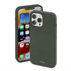 Hama MagCase Finest Feel PRO, ovitek za Apple iPhone 13 Pro, zelen