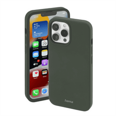Hama MagCase Finest Feel PRO, ovitek za Apple iPhone 13 Pro Max, zelen