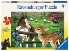 Ravensburger Sestavljanka z žrebetom in žrebičkom 60 kosov