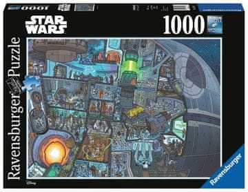 Ravensburger Puzzle Vojna zvezd: Kje je Chewbacca? 1000 kosov