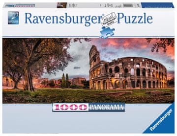 ThinkFun RAVENSBURGER Panoramska sestavljanka Sončni zahod nad Kolosejem, Italija 1000 kosov
