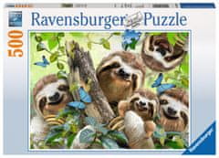Ravensburger Lenivec Selfie Puzzle 500 kosov