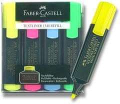 Faber-Castell Označevalnik Textliner 1548 komplet 4 barv