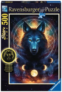 Ravensburger Moonlight Wolf Puzzle 500 kosov