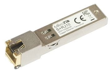 Mikrotik RJ45 SFP+ 10/100/1000M/2.5G/5G/10G kovinski modul