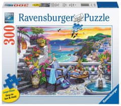 Ravensburger Sončni zahod nad Santorinijem EXTRA 300 kosov