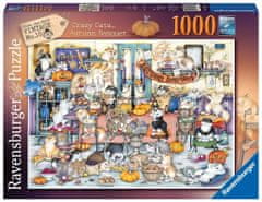 Ravensburger Puzzle Crazy Cats: Autumn Feast 1000 kosov