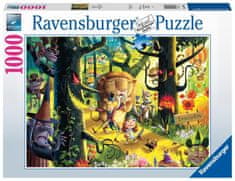 Ravensburger Puzzle - Levi, tigri in medvedi 1000 kosov