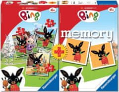 Ravensburger Puzzle Bing 3v1 (25,36,49 kosov) + igra za spomin