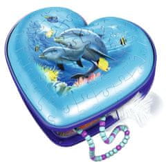 Ravensburger 3D sestavljanka Srce podvodni svet 54 kosov