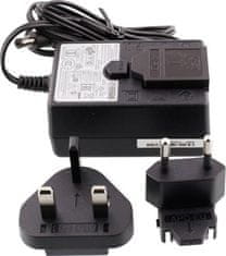 D-Link PSM-12V-38-B 12V 3A PSU dodatek črne barve (zamenljiv Euro/UK vtič)
