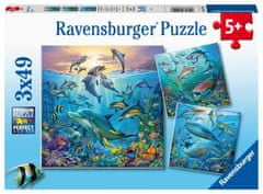 Ravensburger Puzzle - Podvodje 3 x 49 kosov