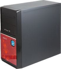 AMEI AM-C1002BR/Micro ATX/črna in rdeča