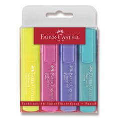 Faber-Castell Označevalnik Textliner 1546 4 kosi, pastelni