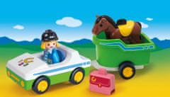Playmobil Avto s prenosnikom za konje