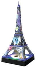 Ravensburger Svetleča 3D sestavljanka Night Edition Eifflov stolp Disney 216 kosov