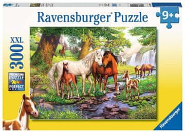 Ravensburger Konji ob reki XXL 300 kosov