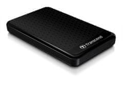 Transcend 1TB StoreJet 25A3, 2,5", USB 3.0 (3.1 Gen 1) Eleganten zunanji trpežni trdi disk, črn z vzorcem