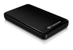 Transcend 1TB StoreJet 25A3, 2,5", USB 3.0 (3.1 Gen 1) Eleganten zunanji trpežni trdi disk, črn z vzorcem