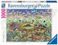 Ravensburger Sestavljanka Podvodno kraljestvo ob mraku 1000 kosov