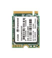 Transcend MTE370T 512GB M.2 2230 SSD, PCIe Gen3 x4 NVMe 1.3 (3D TLC), 2000 MB/s R, 1100 MB/s W