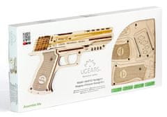 UGEARS 3D lesena mehanska sestavljanka Wolf-01 Pištola