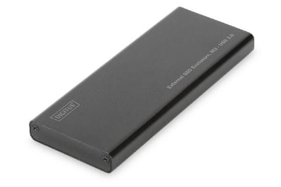 Digitus Zunanji okvir za SSD za priključitev M.2 SATA SSD prek vrat USB 3.0 računalnika/prenosnika
