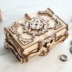 UGEARS 3D lesena mehanska sestavljanka Antique Jewelry Box