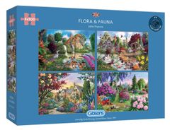 Gibsons Puzzle Flora & Fauna 4x500 kosov