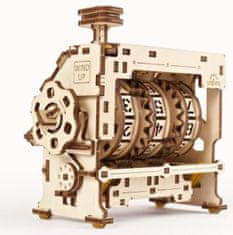 UGEARS 3D lesena mehanska sestavljanka STEM kliker števec
