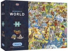 Gibsons Puzzle Čudoviti svet 1000 kosov