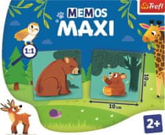 Trefl Maxi spominske uganke Živali z mladiči