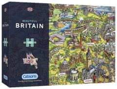 Gibsons Puzzle Čudovita Britanija 1000 kosov