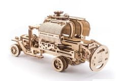 UGEARS 3D lesena mehanska sestavljanka UGM-11 Tovornjak s cisterno