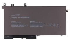 2-Power Baterija za prenosni računalnik Dell Latitude E5480 ( 93FTF D4CMT alternativa ) 3-celična baterija za prenosni računalnik 11,4 V 4450 mAh